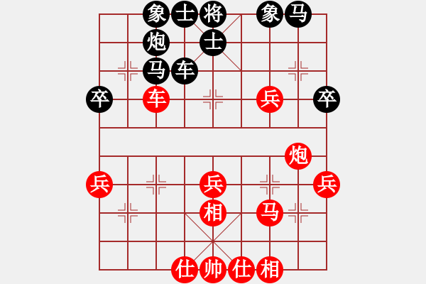 象棋棋譜圖片：2023.5.28.2后和機(jī)器人黑名單庫中炮巡河炮對(duì)屏風(fēng)馬左象橫車 - 步數(shù)：60 