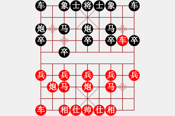 象棋棋譜圖片：武逸凡（先勝）高一然 2019年10月20日 弈童象棋教室內部訓練對局 - 步數(shù)：10 