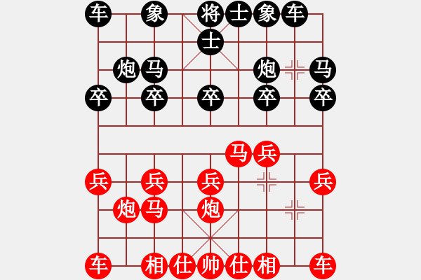 象棋棋譜圖片：規(guī)劃(5星)-勝-是不是(9星) - 步數(shù)：10 