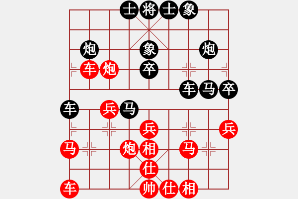 象棋棋譜圖片：六中(8段)-負(fù)-末日之刃(4段)過(guò)宮炮局 - 步數(shù)：30 