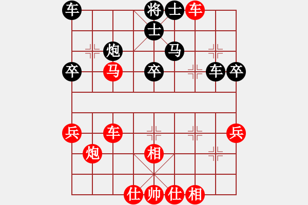 象棋棋譜圖片：綠豆粉(4段)-勝-芳君(6段) - 步數(shù)：40 