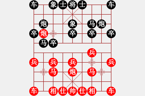 象棋棋譜圖片：天天企鵝電競指緊釦業(yè)8-1先負(fù)趙鑫鑫業(yè)8-32018·8·10 - 步數(shù)：10 