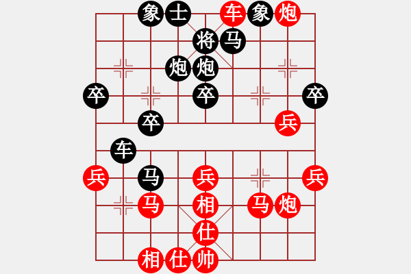 象棋棋譜圖片：☆象聯(lián)☆東邪[紅] -VS- 行者.武松[黑] - 步數(shù)：40 