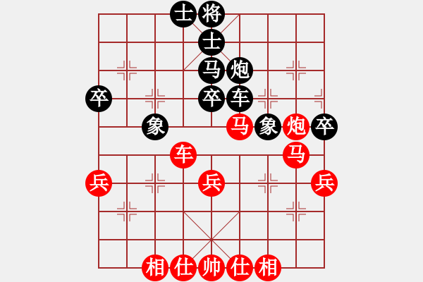 象棋棋譜圖片：何老頑童(7段)-勝-荊州神州行(5段) - 步數(shù)：40 