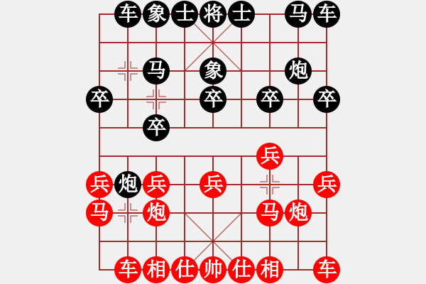 象棋棋譜圖片：阿德樹五(8段)-和-yodgd(7段) - 步數：10 