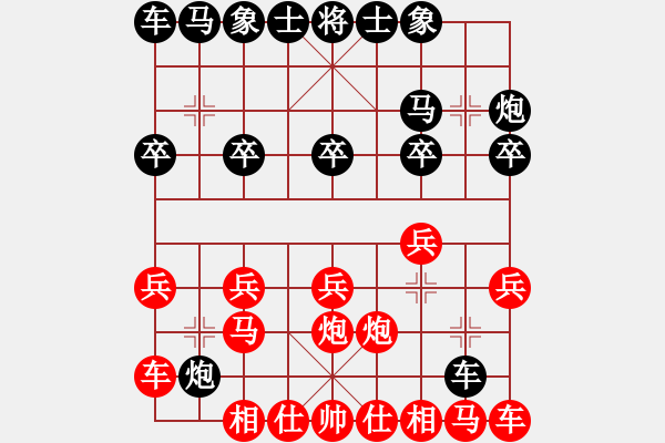 象棋棋譜圖片：紫薇花對(duì)紫微郎 負(fù) 九分幸福 - 步數(shù)：10 