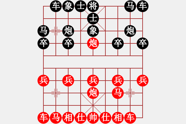 象棋棋譜圖片：風(fēng)輕月朗先負(fù) -VS-Ψ山峰[122645928] - 步數(shù)：10 