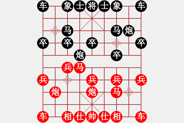 象棋棋譜圖片：第六輪 四川蘇明亮先負鑫棋道顏成龍 - 步數(shù)：10 