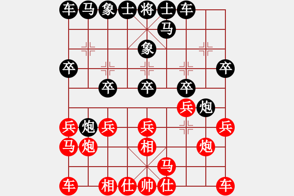 象棋棋譜圖片：2020.5.30.1評(píng)測先負(fù) - 步數(shù)：20 