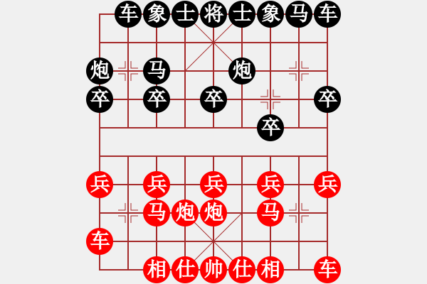 象棋棋譜圖片：橫才俊儒[292832991] -VS- 大眼睛[517177227]（精心博弈） - 步數(shù)：10 