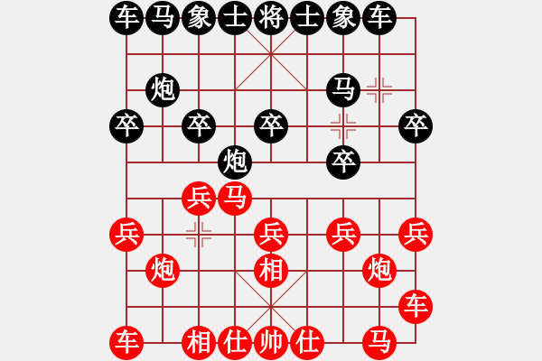 象棋棋谱图片：赵金成 先负 周小平 - 步数：10 