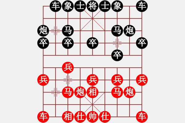 象棋棋譜圖片：醉棋渡河[紅] -VS- djskdalkj[黑] - 步數(shù)：10 