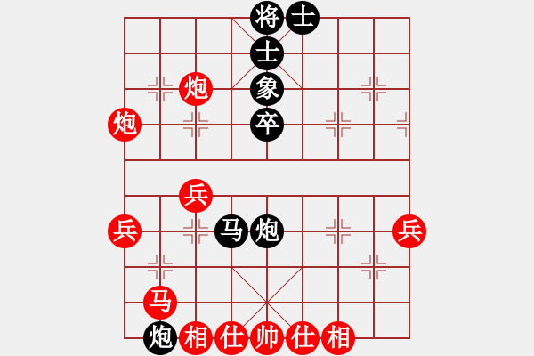 象棋棋譜圖片：最怕對(duì)手弱(日帥)-負(fù)-宋陸如居士(無(wú)上) - 步數(shù)：50 