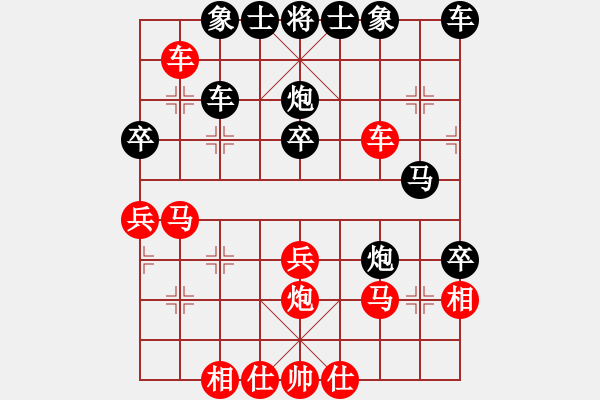 象棋棋譜圖片：葬心紅勝cw63524【中炮對列炮】 - 步數(shù)：30 