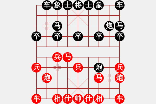 象棋棋譜圖片：10104局 A40-起馬局-旋九專雙核-業(yè)余 紅先勝 小蟲引擎24層 - 步數(shù)：10 