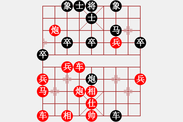 象棋棋譜圖片：ｌｉｎ[370913262] -VS- 橫才俊儒[292832991] - 步數(shù)：36 