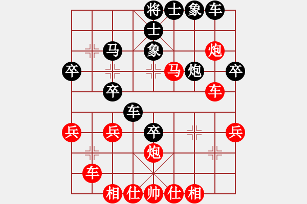 象棋棋譜圖片：風(fēng)云萬年[紅] -VS- 老鼠不怕[黑] - 步數(shù)：40 