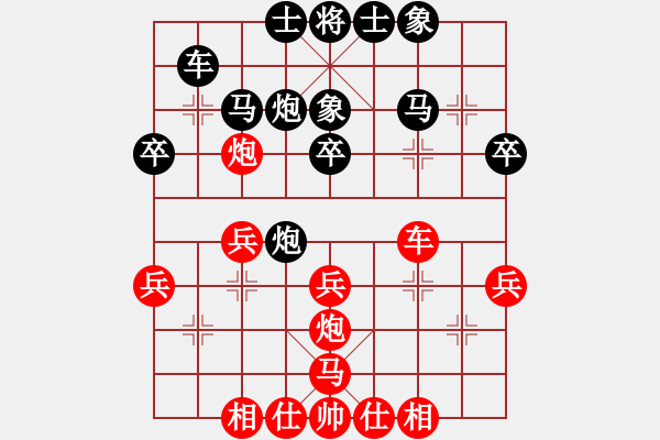 象棋棋譜圖片：神鋒(7段)-和-學(xué)過裁縫(5段) - 步數(shù)：30 