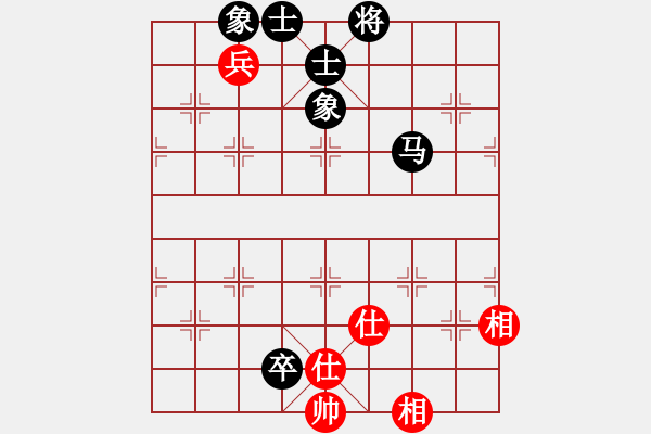 象棋棋譜圖片：鐮刀幫女將(天罡)-和-象棋長征路(北斗) - 步數(shù)：200 