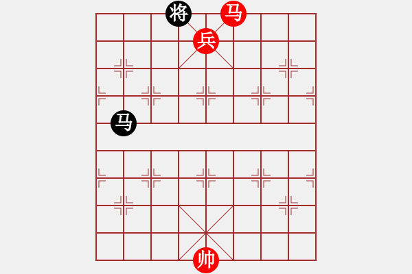 象棋棋譜圖片：第54局 馬兵勝馬單士 - 步數(shù)：15 