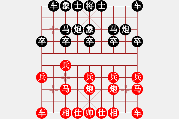 象棋棋譜圖片：以棋為友[紅] -VS- 七賢六逸[黑] - 步數(shù)：10 