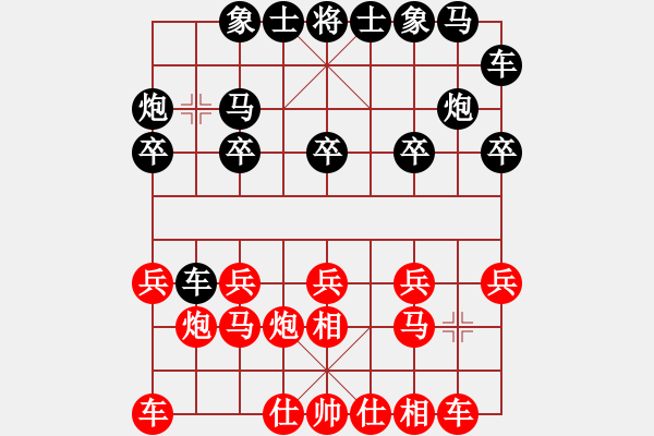 象棋棋譜圖片：老伙夫(5段)-和-出洞誰敵手(2段) - 步數(shù)：10 