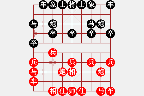 象棋棋譜圖片：松下酷代子(1星)-負(fù)-東方不敗(4星) - 步數(shù)：10 