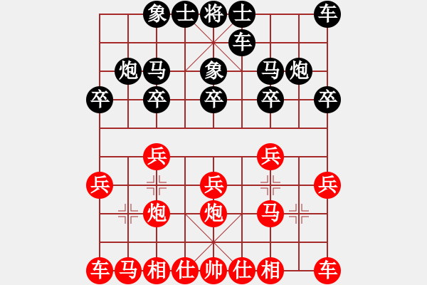 象棋棋譜圖片：2021.8.14.14手機(jī)JJ評測先勝中炮兩頭蛇五七炮對屈頭屏風(fēng)馬 - 步數(shù)：10 