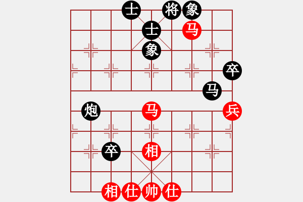 象棋棋谱图片：郑志炜先和许银川.xqf - 步数：80 