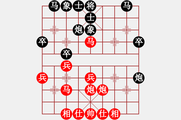 象棋棋譜圖片：分紅比例符合技術(shù)開 勝 勁風(fēng)[-] - 步數(shù)：30 