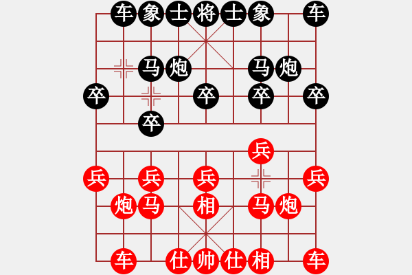 象棋棋譜圖片：帝釋天 和 qqq - 步數(shù)：10 