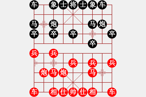 象棋棋谱图片：马魁软件对许银川.pgn - 步数：10 