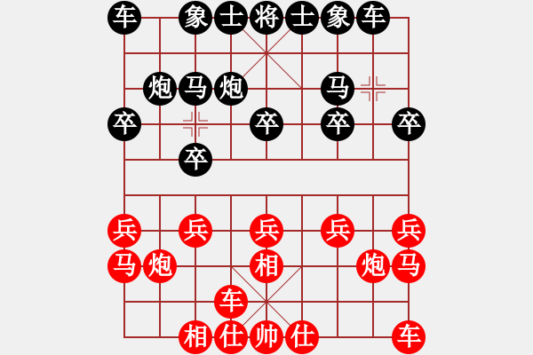 象棋棋譜圖片：王剛扣 先負(fù) 葉輝 - 步數(shù)：10 