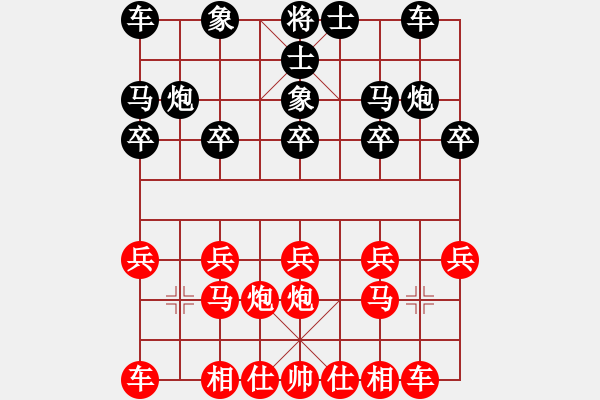 象棋棋譜圖片：凌寒竹[1760163860] -VS- 老哈[876017728] - 步數(shù)：10 