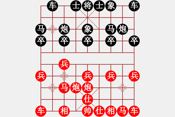 象棋棋谱图片：长征奕天(7段)-胜-風漫漫(7段) - 步数：10 
