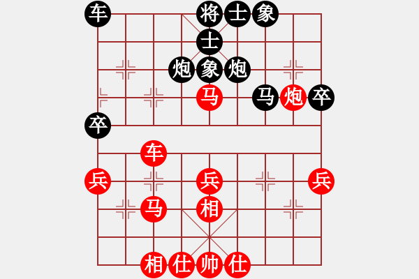 象棋棋譜圖片：比錯藝術(shù)(天罡)-勝-手縛蒼龍(無極) - 步數(shù)：40 