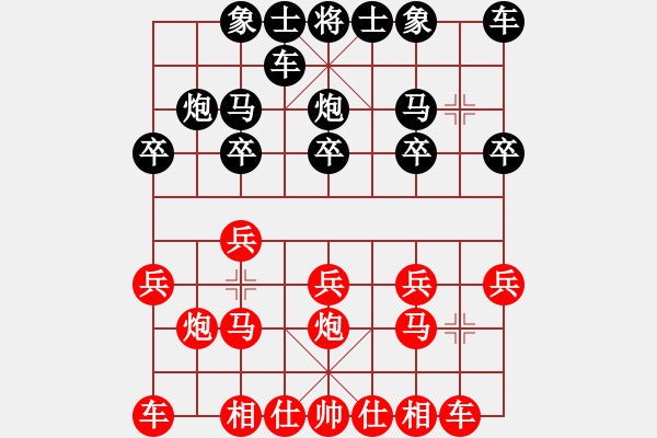 象棋棋譜圖片：順炮局（業(yè)三升業(yè)四評測對局）我先勝 - 步數(shù)：10 