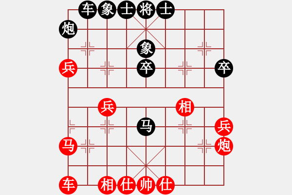 象棋棋譜圖片：bbboy002（業(yè)8-1） 先和 簡(jiǎn)嘉康（業(yè)9-1） - 步數(shù)：40 