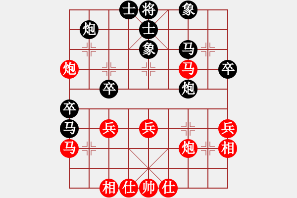 象棋棋譜圖片：小乙(9星)-勝-月光童話(風(fēng)魔) - 步數(shù)：40 