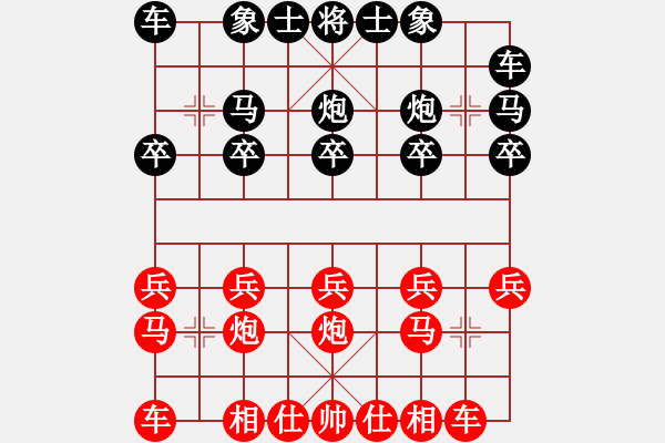 象棋棋譜圖片：2015.5.18.3石材棋盤甄永強(qiáng)先勝老崔.pgn - 步數(shù)：10 