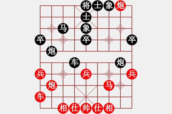 象棋棋譜圖片：馬路天師(風魔)-負-象棋的旋律(天罡) - 步數(shù)：40 