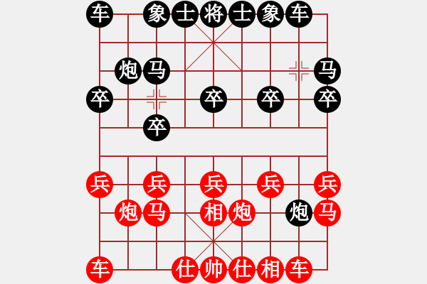 象棋棋譜圖片：挺卒應(yīng)起馬（我后勝Q(mào)Q校尉） - 步數(shù)：10 