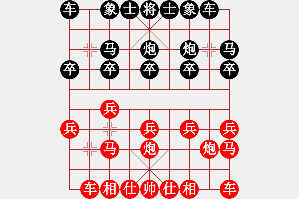 象棋棋譜圖片：期待你的轉(zhuǎn)身【紅】先勝下棋2【黑】 - 步數(shù)：10 