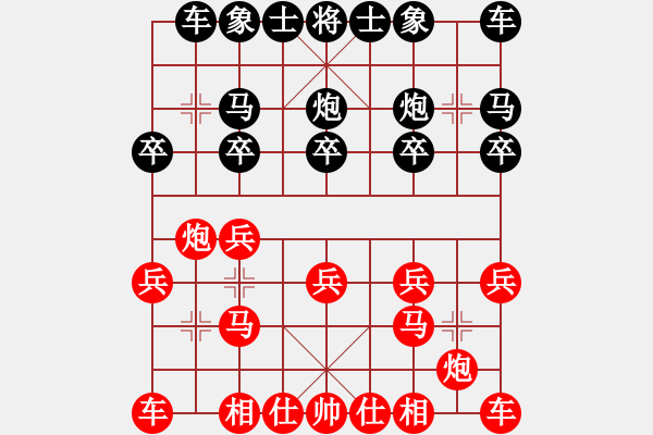 象棋棋譜圖片：上馬局：以柔克剛斬了狼 - 步數(shù)：10 