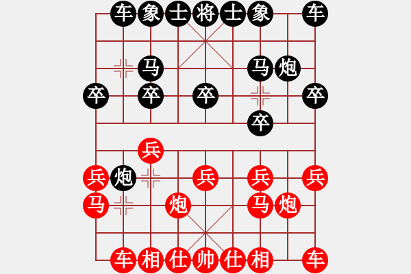 象棋棋譜圖片：第03輪 第11臺(tái) 青島市代表隊(duì)杜啟順 先勝 濱州市代表隊(duì)張延安 - 步數(shù)：10 