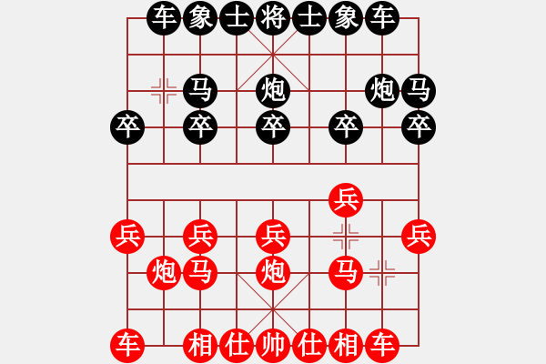 象棋棋譜圖片：喜歡王小丫(4段)-負(fù)-下山(2段) - 步數(shù)：10 