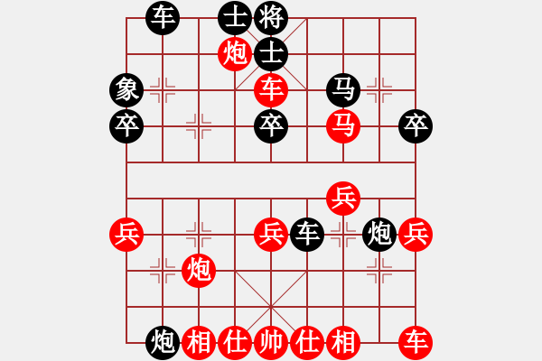 象棋棋譜圖片：南昌獅(7段)-勝-西海岸之旅(1段) - 步數：30 