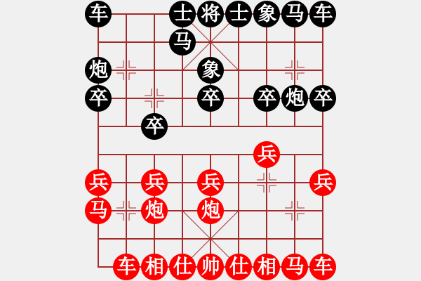 象棋棋譜圖片：對兵局 zzbdwm 勝 酒鬼弈鬼 - 步數：10 