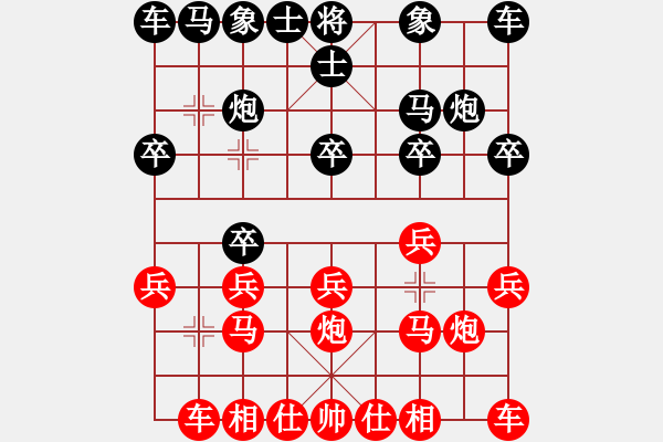 象棋棋譜圖片：武大胡一刀(1段)-負(fù)-克己讓人(9級) - 步數(shù)：10 