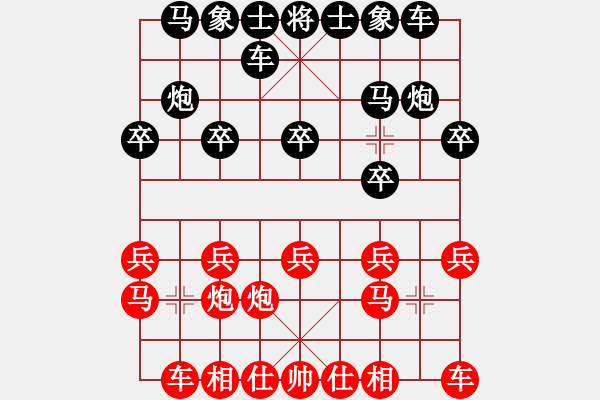 象棋棋譜圖片：過宮炮對(duì)進(jìn)左馬 - 步數(shù)：10 